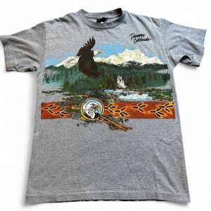 Vintage signal sports eagle nature wildlife single‎ stitch T-shirt size medium